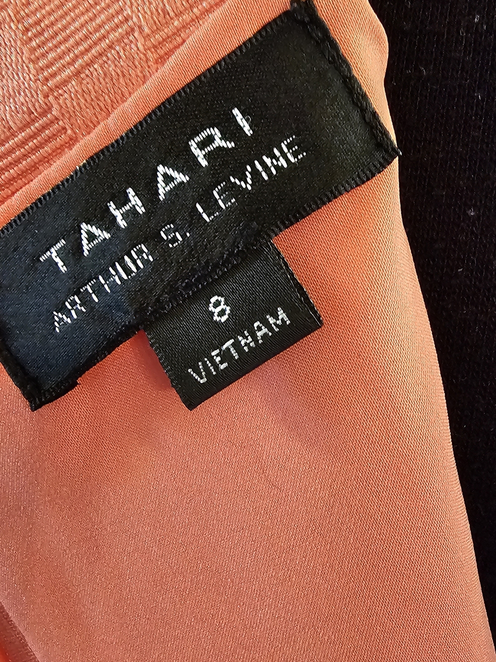 Tahari Coral Pink Dress - Picture 8 of 9